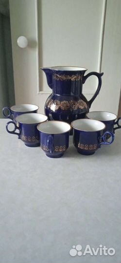 Чайный сервиз СССР и два заварочныйх чайника