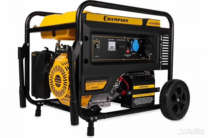 Бензиновый генератор champion GG5000EW