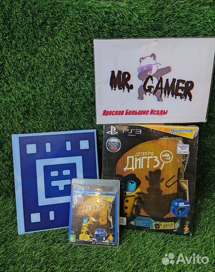 PS3 wonderbook Детектив Диггз (книга + диск)