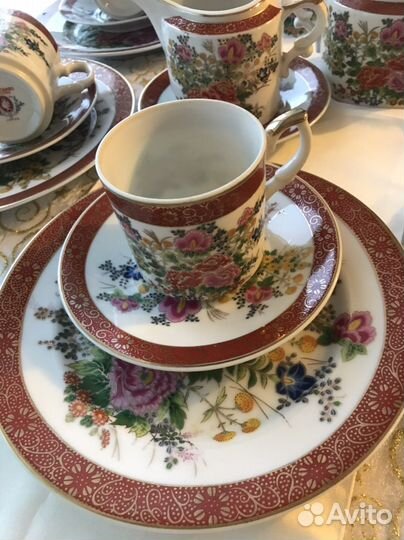 Старинный чайно-кофейный сервиз Япония