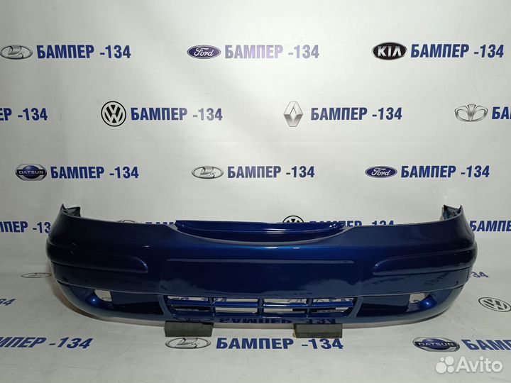 Бампер передний ваз купе 21123 серебристый