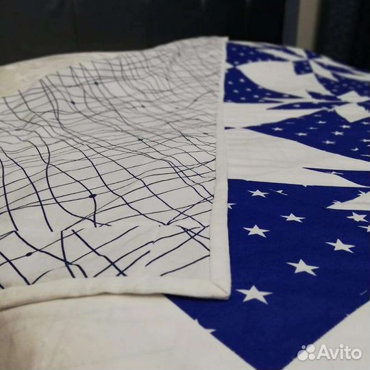 Лоскутное покрывало ручной работы, новое