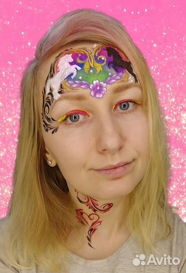 Краска аквагрим на Хеллоуин