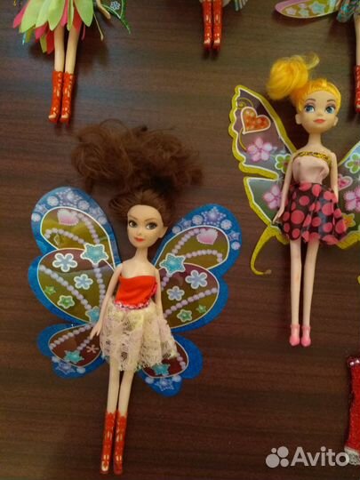 Куколки-феи 5 шт. и куклы Барби