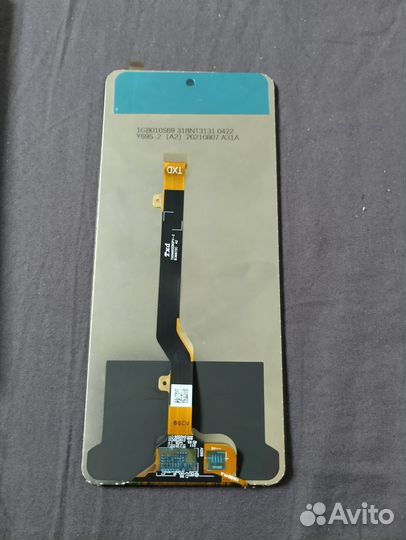 Дисплей для Tecno pova 3 чёрный