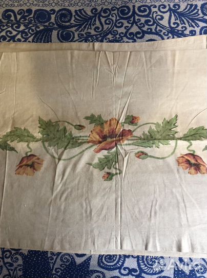 Шторы льняные бу СССР 75* 190