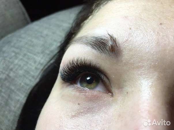 Наращивание ресниц на дому