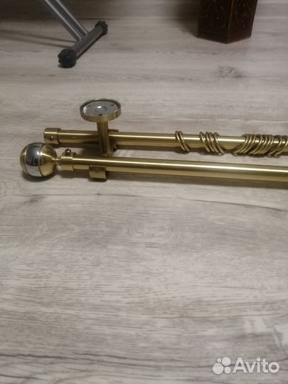 Карнизы для штор двухрядный металлический