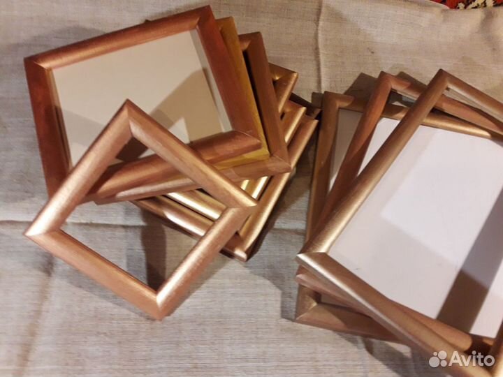 Рамки: дерево, пластик, латунь