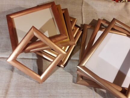 Рамки: дерево, пластик, латунь