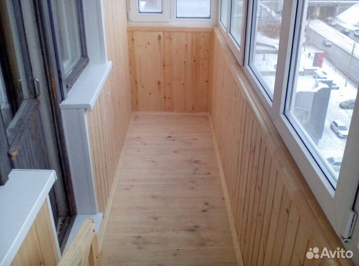 Остекление балконов и лоджий. Отделка балкона