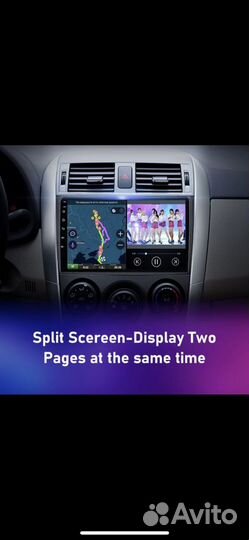 Автомагнитола Android Toyota Corolla E140/150