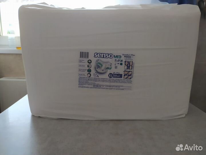 Подгузники для взрослых, памперсы xl