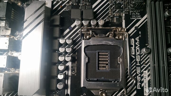 Материнская плата asus prime h510m-a