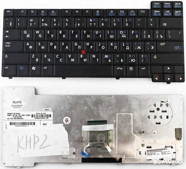 Клавиатура HP Compaq nc6200 361184-251 б.у. KHP2
