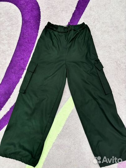 Брюки карго на резинке