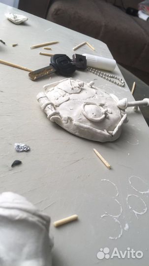 Танки из скульптурного пластилиа (на заказ)