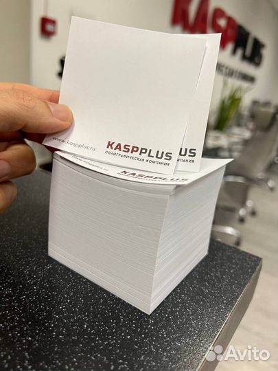 Печатать кубариков листиков для записи с логотипом