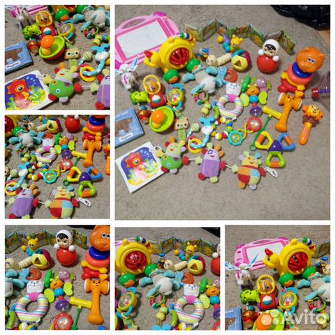 Пакет развивающих игрушек от +0 до 1,5 лет