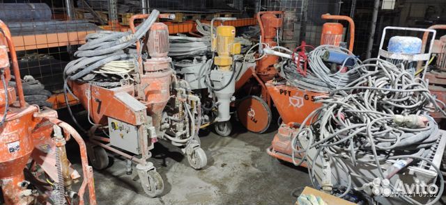 Штукатурные немецкие станции PFT 220/380v