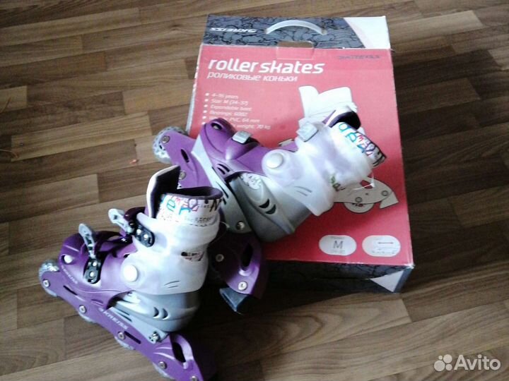 Роликовые коньки детские новые