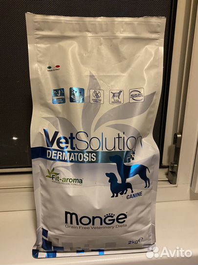 Корм для собак monge dermatosis