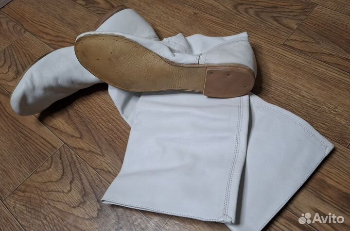 Сапоги белые для снегурочки 40