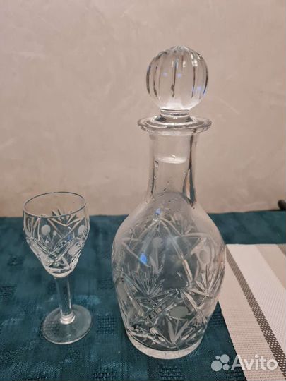 Графин с рюмками СССР