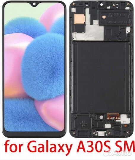 Дисплей для Samsung A30S A307F Oled в рамке