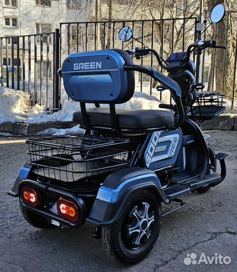Электротрицикл Green Soil Power Ree 1000W/20Ah