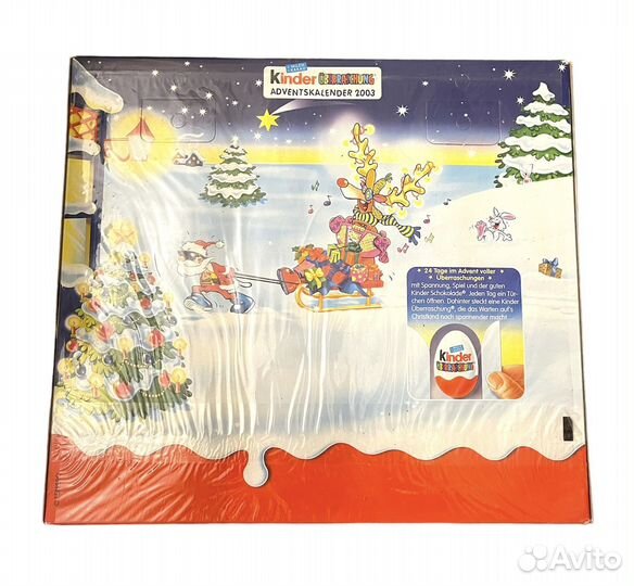 Киндер адвент календарь 2003 года (запечатанный)