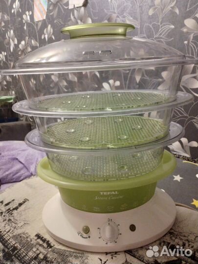 Пароварка tefal 3 яруса