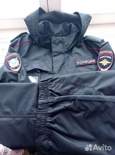 Полицейская форма ветро-влагозащитная мужская, раз
