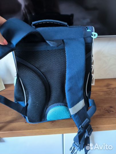 Рюкзак школьный grizzly + мешок для обуви