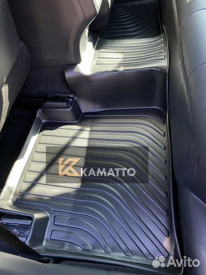 Ковры в салон Kamatto 3D Toyota Camry 2017