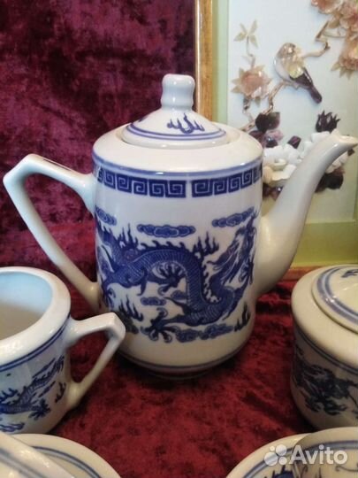 Сервиз чайный Китай. Винтаж