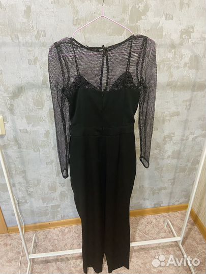 Брючный вечерний комбинезон zara 44-46