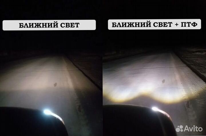 LED птф для Mazda 3 BK 2003—2006