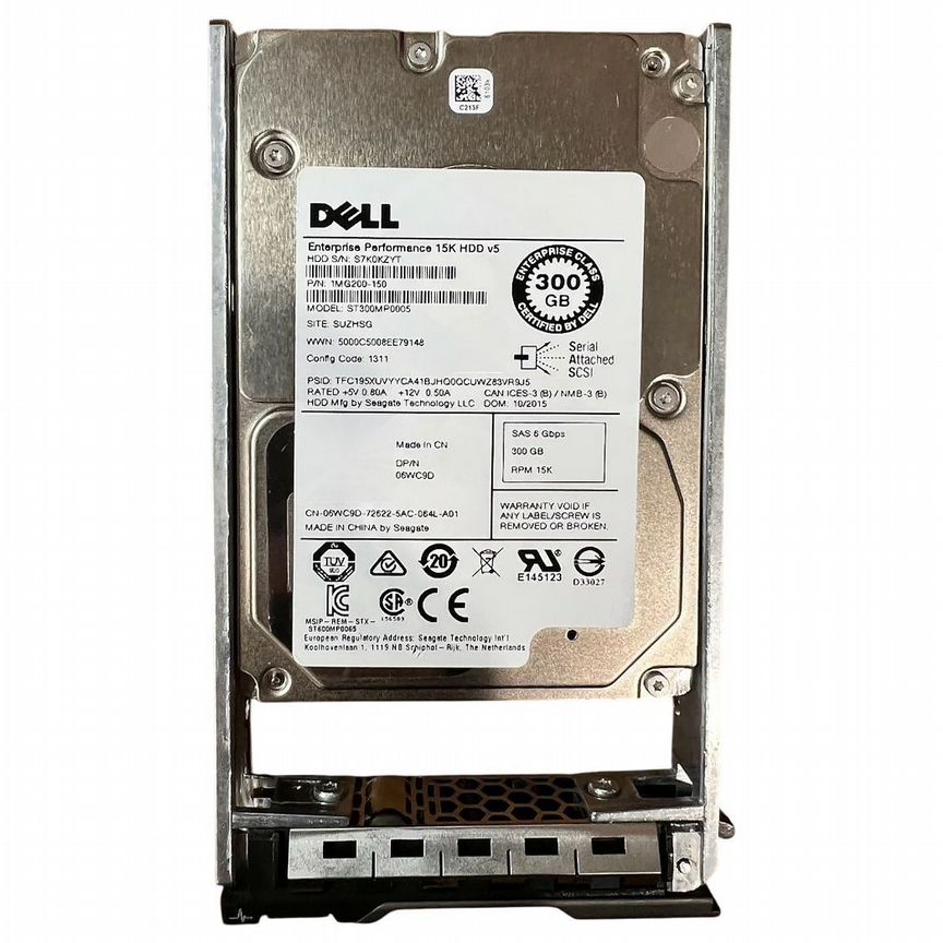 [06WC9D] Жесткий Диск Dell 6wc9d 300gb 15k Sas 2.5