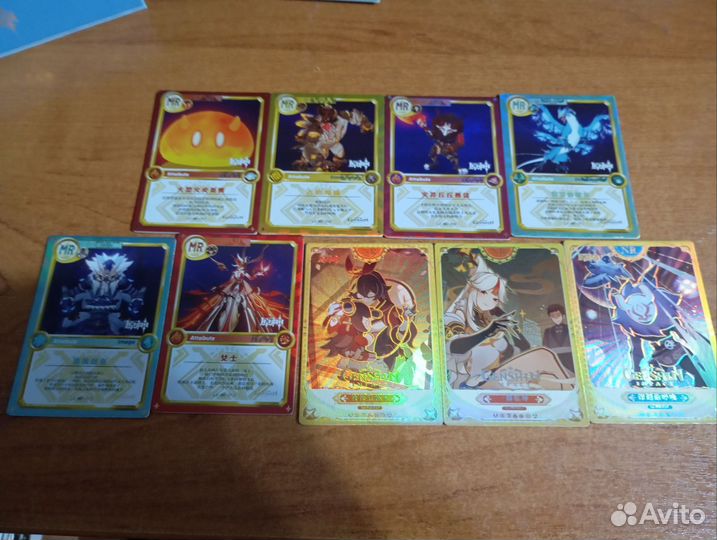 Коллекционные карточки геншин