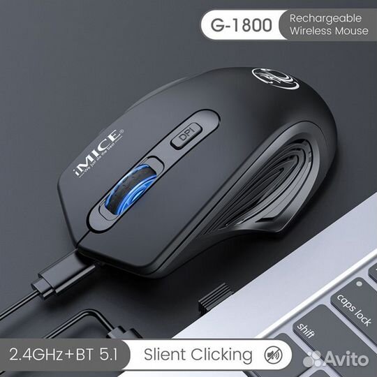Беспроводная игровая мышь imice g 1800