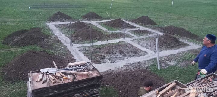 Заливаем фундамент