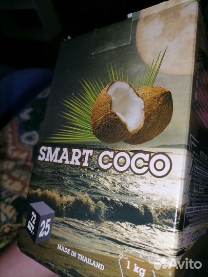 Уголь для кальяна кокосовый тайландский