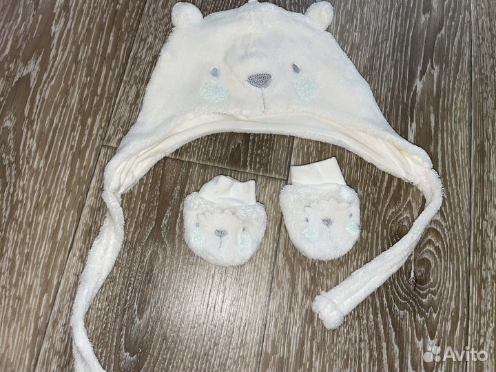 Шапочка Mothercare и царапки