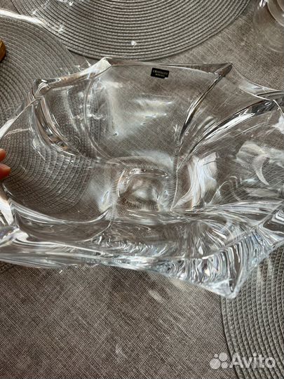 Ваза для фруктов Чехия. Bohemia Crystal