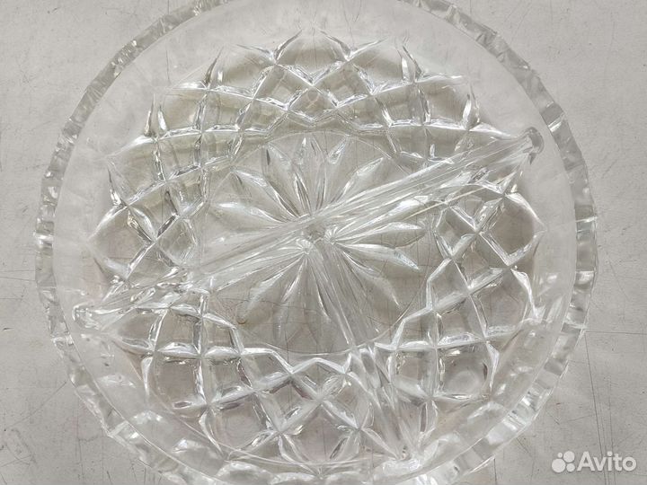 Менажница хрустальная СССР