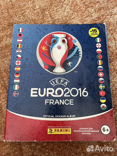 Наклейки Panini Евро по футболу 2016