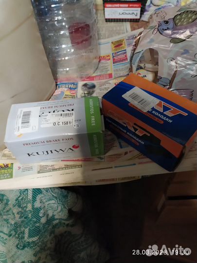 Тормозные колодки на honda CRV-3 поколения