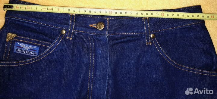 Джинсовая юбка Montana из 80-х, винтаж
