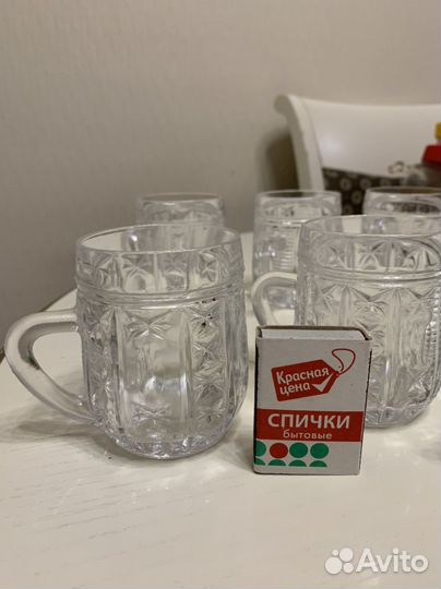 Кружки хрусталь СССР 12 шт